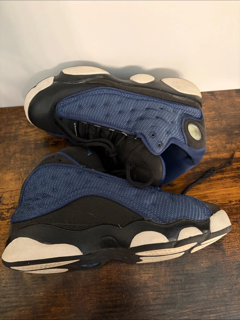 Kids Air Jordan Retro 13 Style Navy & Black Sneakers